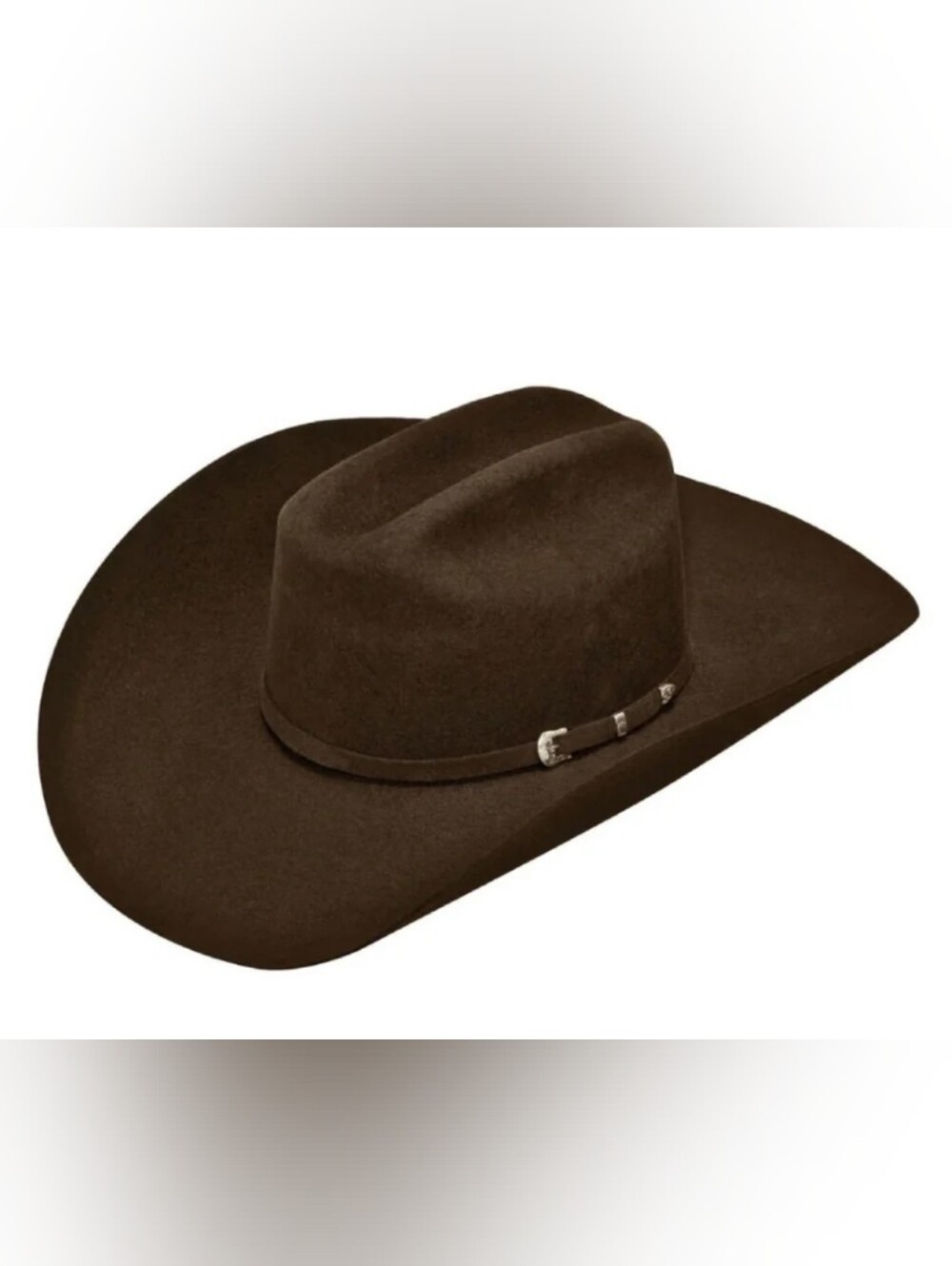 Men's Ariat 2X Chocolate Wool Felt Hat